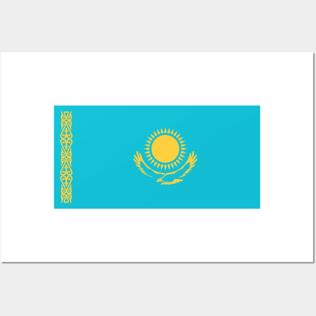 Republic of Kazakhstan Wall Art by Wickedcartoons